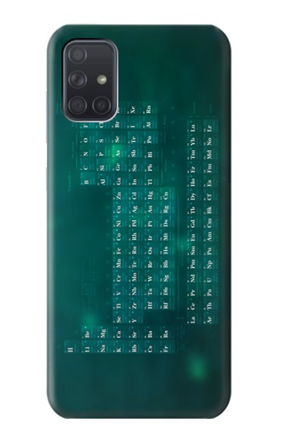 S0846 Chemistry Periodic Table Case Cover Custodia per Samsung Galaxy A71 5G