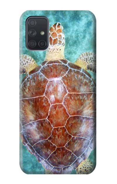 S1424 Sea Turtle Case Cover Custodia per Samsung Galaxy A71 5G