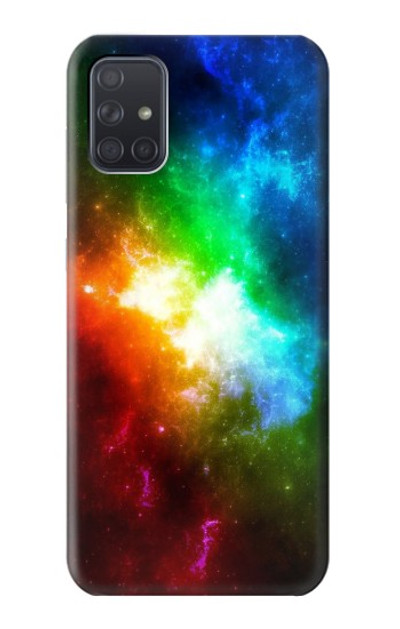 S2312 Colorful Rainbow Space Galaxy Case Cover Custodia per Samsung Galaxy A71 5G
