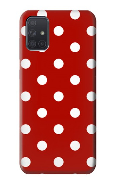 S2951 Red Polka Dots Case Cover Custodia per Samsung Galaxy A71 5G