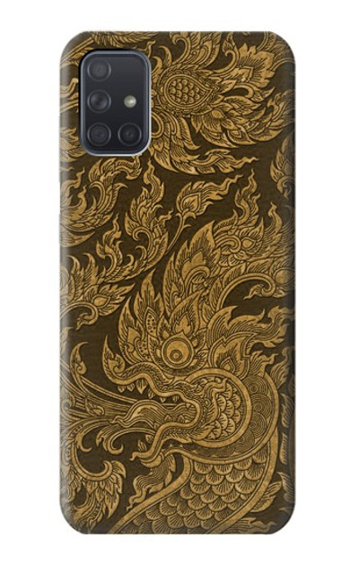 S3382 Thai Art Naga Case Cover Custodia per Samsung Galaxy A71 5G