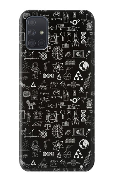 S3426 Blackboard Science Case Cover Custodia per Samsung Galaxy A71 5G