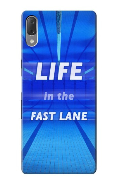 S3136 Life in the Fast Lane Swimming Pool Case Cover Custodia per Sony Xperia L3