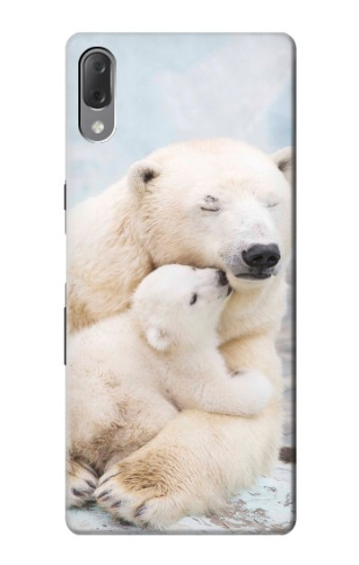 S3373 Polar Bear Hug Family Case Cover Custodia per Sony Xperia L3