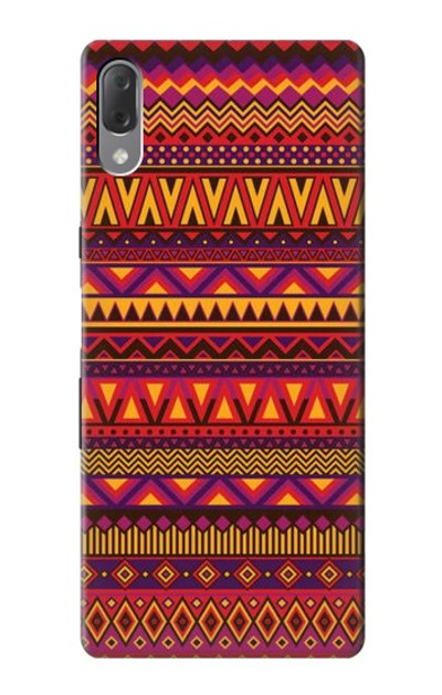 S3404 Aztecs Pattern Case Cover Custodia per Sony Xperia L3