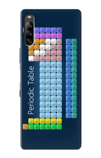 S1847 Periodic Table Case Cover Custodia per Sony Xperia L4