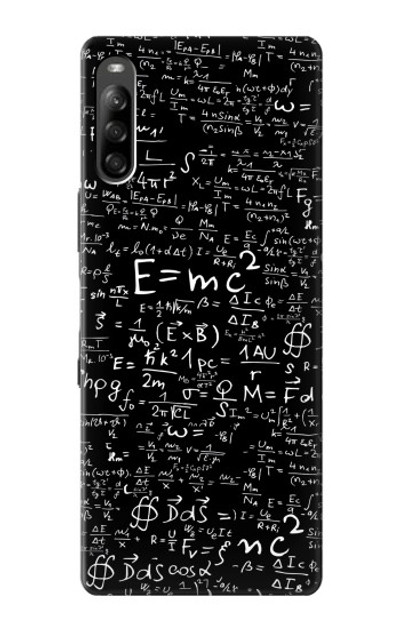 S2574 Mathematics Physics Blackboard Equation Case Cover Custodia per Sony Xperia L4