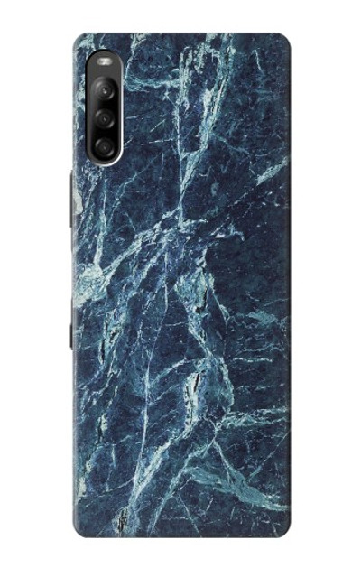 S2799 Light Blue Marble Stone Graphic Printed Case Cover Custodia per Sony Xperia L4