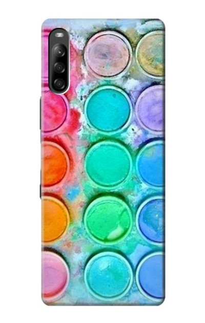 S3235 Watercolor Mixing Case Cover Custodia per Sony Xperia L4