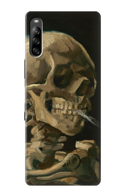 S3358 Vincent Van Gogh Skeleton Cigarette Case Cover Custodia per Sony Xperia L4