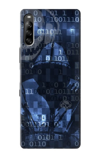 S3431 Digital Code Cyber Hacker Case Cover Custodia per Sony Xperia L4