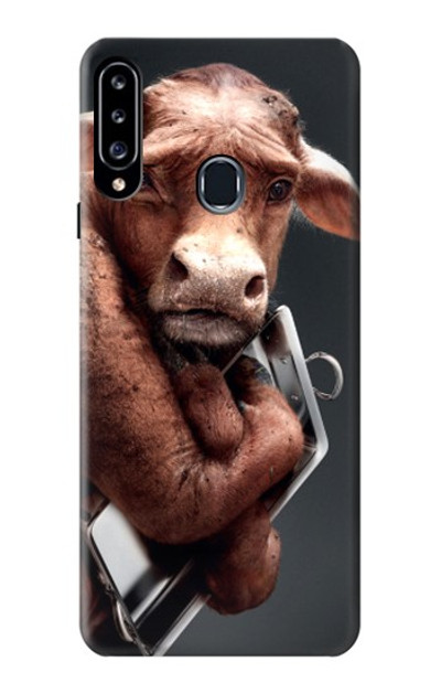 S1271 Crazy Cow Case Cover Custodia per Samsung Galaxy A20s