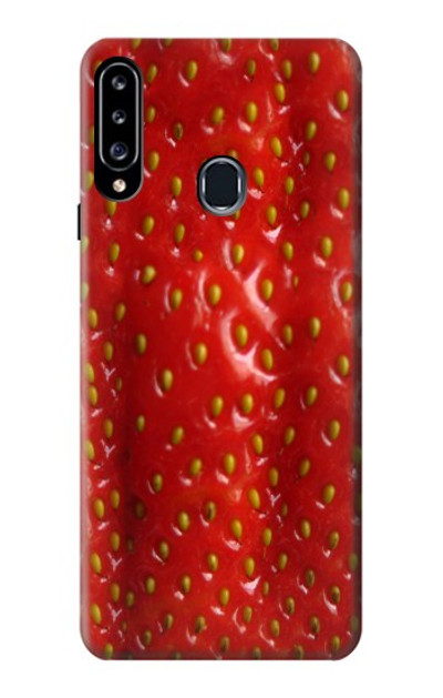 S2225 Strawberry Case Cover Custodia per Samsung Galaxy A20s