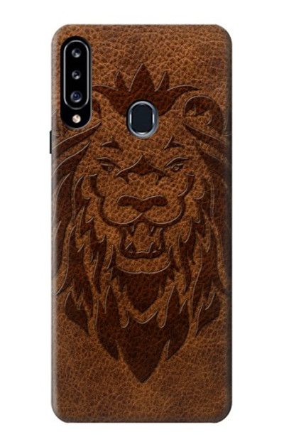 S2529 Leo Zodiac Tattoo Brown Graphic Print Case Cover Custodia per Samsung Galaxy A20s