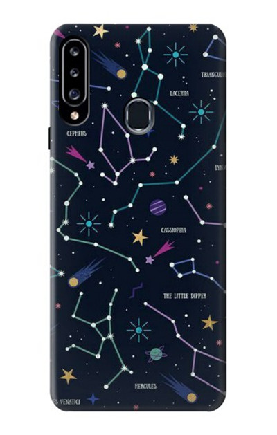 S3220 Star Map Zodiac Constellations Case Cover Custodia per Samsung Galaxy A20s