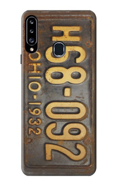 S3228 Vintage Car License Plate Case Cover Custodia per Samsung Galaxy A20s