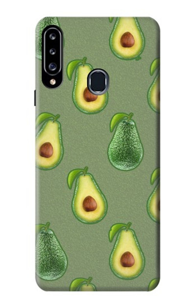 S3285 Avocado Fruit Pattern Case Cover Custodia per Samsung Galaxy A20s