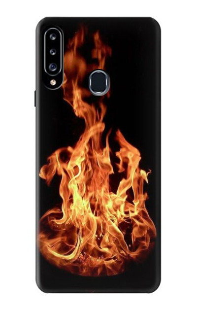 S3379 Fire Frame Case Cover Custodia per Samsung Galaxy A20s