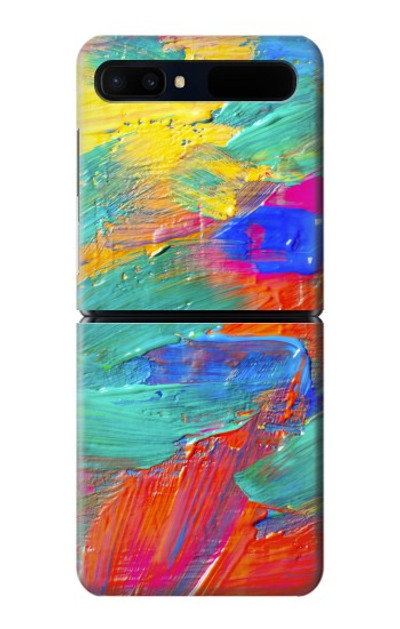 S2942 Brush Stroke Painting Case Cover Custodia per Samsung Galaxy Z Flip 5G S2942 Brush Stroke Painting Case Cover Custodia per Samsung Galaxy Z Flip 5G