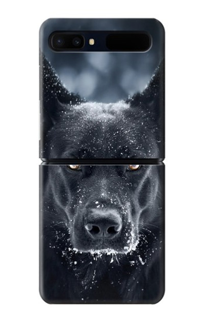 S3168 German Shepherd Black Dog Case Cover Custodia per Samsung Galaxy Z Flip 5G