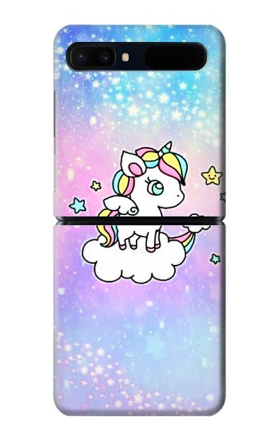 S3256 Cute Unicorn Cartoon Case Cover Custodia per Samsung Galaxy Z Flip 5G