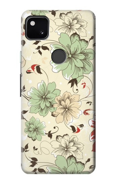 S2179 Flower Floral Vintage Art Pattern Case Cover Custodia per Google Pixel 4a
