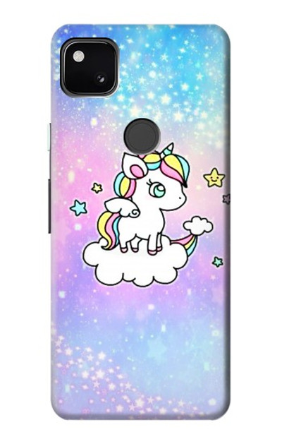 S3256 Cute Unicorn Cartoon Case Cover Custodia per Google Pixel 4a