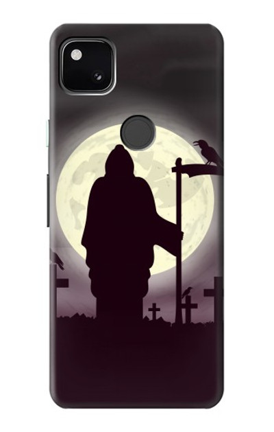 S3262 Grim Reaper Night Moon Cemetery Case Cover Custodia per Google Pixel 4a