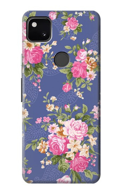 S3265 Vintage Flower Pattern Case Cover Custodia per Google Pixel 4a