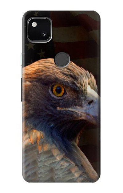 S3376 Eagle American Flag Case Cover Custodia per Google Pixel 4a