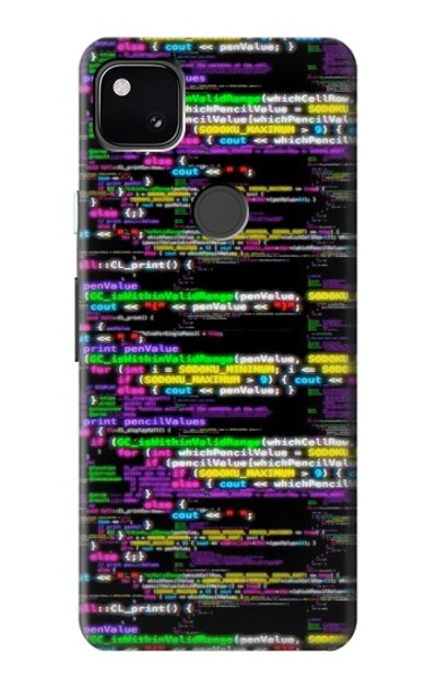 S3420 Coding Programmer Case Cover Custodia per Google Pixel 4a