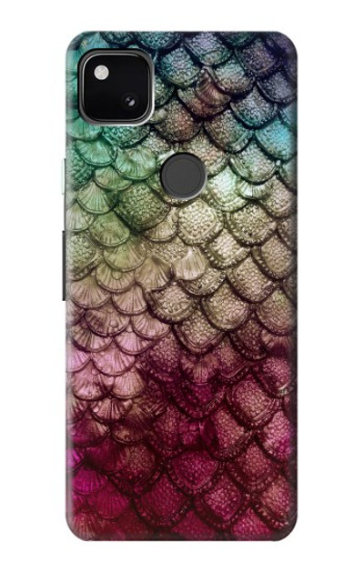 S3539 Mermaid Fish Scale Case Cover Custodia per Google Pixel 4a