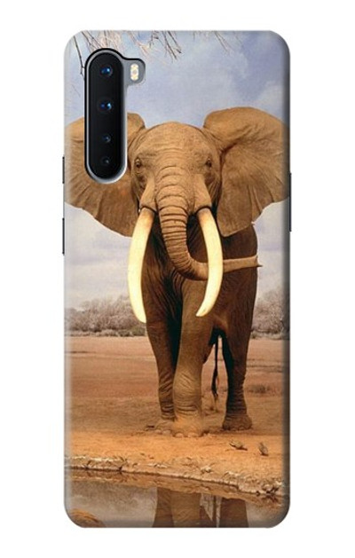 S0310 African Elephant Case Cover Custodia per OnePlus Nord