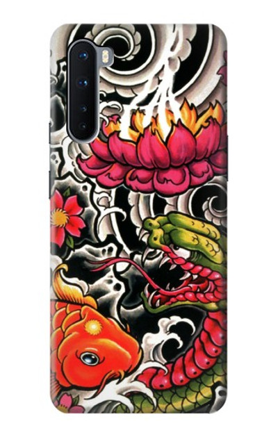 S0605 Yakuza Tattoo Case Cover Custodia per OnePlus Nord