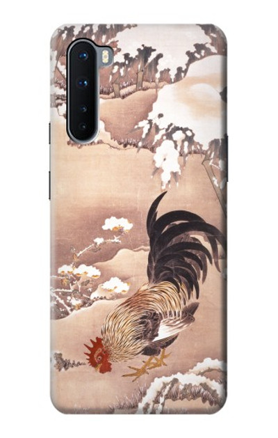 S1332 Ito Jakuchu Rooster Case Cover Custodia per OnePlus Nord