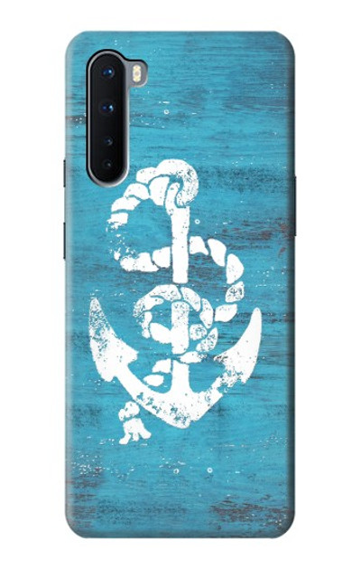 S3053 Marine Anchor Blue Case Cover Custodia per OnePlus Nord