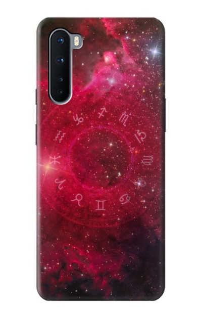 S3368 Zodiac Red Galaxy Case Cover Custodia per OnePlus Nord