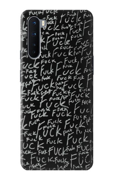 S3478 Funny Words Blackboard Case Cover Custodia per OnePlus Nord