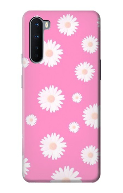 S3500 Pink Floral Pattern Case Cover Custodia per OnePlus Nord