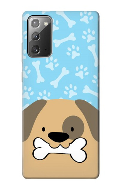 S2669 Cute Dog Paws Bones Cartoon Case Cover Custodia per Samsung Galaxy Note 20