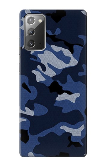 S2959 Navy Blue Camo Camouflage Case Cover Custodia per Samsung Galaxy Note 20