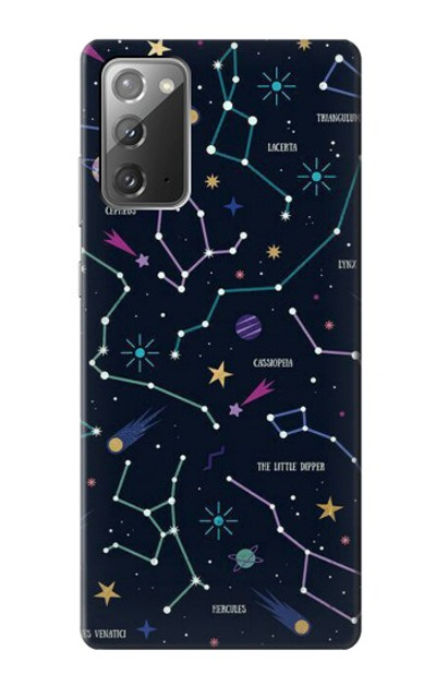 S3220 Star Map Zodiac Constellations Case Cover Custodia per Samsung Galaxy Note 20