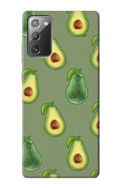 S3285 Avocado Fruit Pattern Case Cover Custodia per Samsung Galaxy Note 20