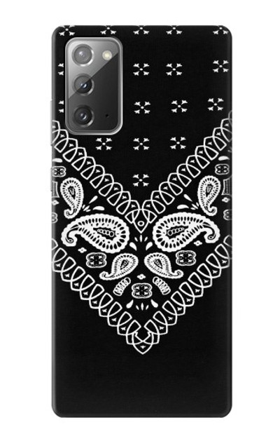 S3363 Bandana Black Pattern Case Cover Custodia per Samsung Galaxy Note 20