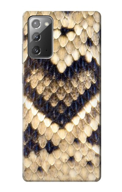 S3417 Diamond Rattle Snake Graphic Print Case Cover Custodia per Samsung Galaxy Note 20