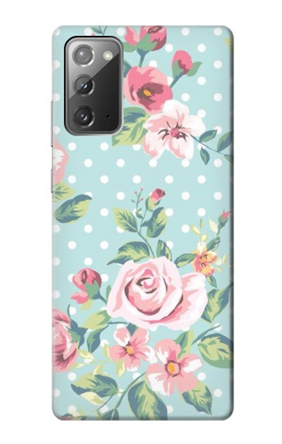 S3494 Vintage Rose Polka Dot Case Cover Custodia per Samsung Galaxy Note 20