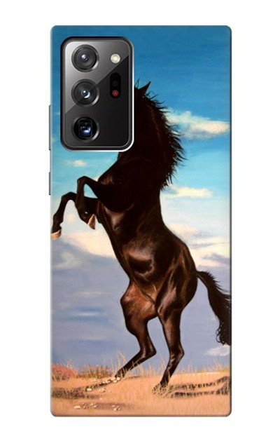 S0934 Wild Black Horse Case Cover Custodia per Samsung Galaxy Note 20 Ultra, Ultra 5G