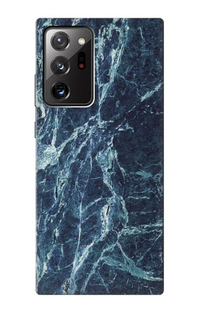 S2799 Light Blue Marble Stone Graphic Printed Case Cover Custodia per Samsung Galaxy Note 20 Ultra, Ultra 5G