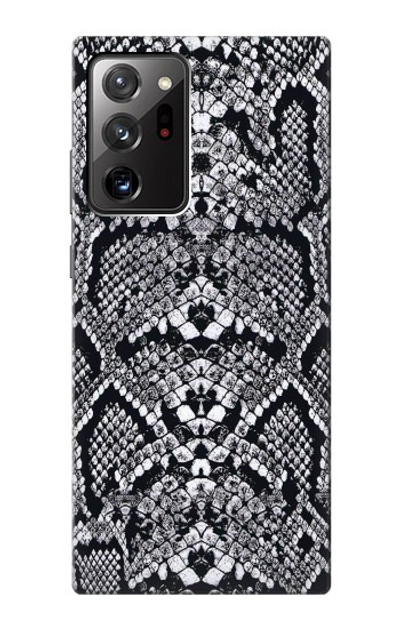 S2855 White Rattle Snake Skin Graphic Printed Case Cover Custodia per Samsung Galaxy Note 20 Ultra, Ultra 5G