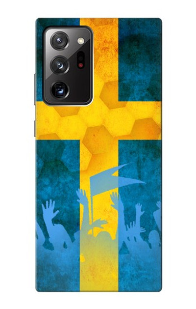 S2990 Sweden Football Soccer Case Cover Custodia per Samsung Galaxy Note 20 Ultra, Ultra 5G